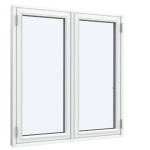 Extra vitmålat fönster 100x100 cm 2-lufts
